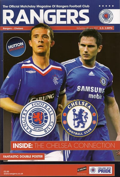 Rangers (Glasgow) FC v Chelsea FC